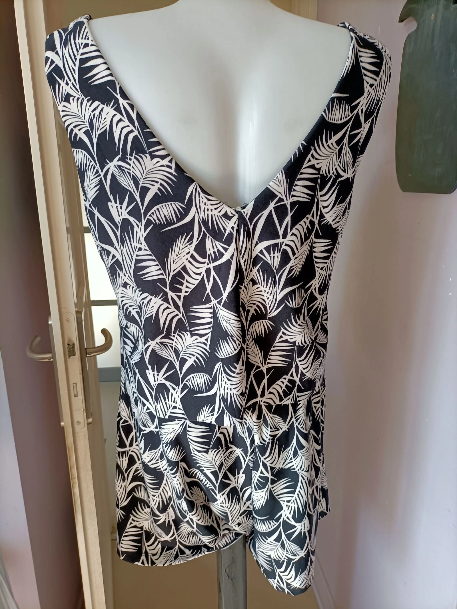Combishort Mango à motifs palmes - Taille L  – photo 4